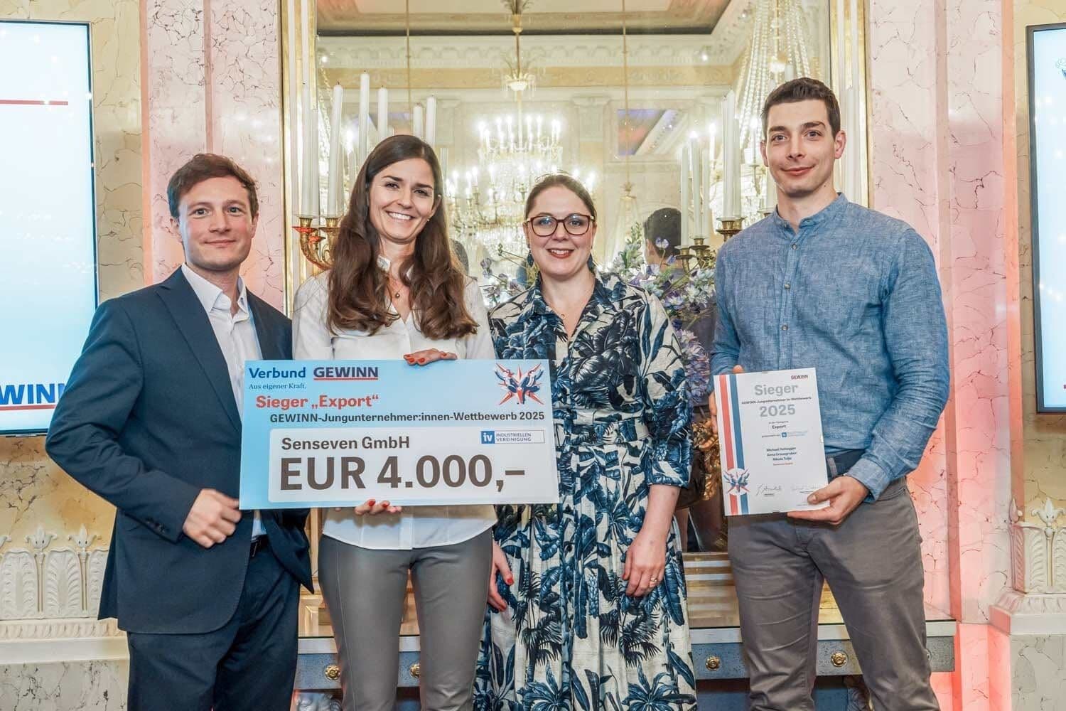 Senseven at the GEWINN Young Entrepreneur Award 2025